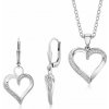 SOFIA strieborný set náušnice a prívesok ANSP090069CZ1+ANSE120671CZ2
