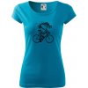 Gravel Bike - kostra - Dámske tričko Pure - XL ( Svetlý tyrkys )