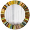 Abstraktný radiálny vzor Abstraktný radiálny vzor Okrúhle dekoračné zrkadlo lsdo-00294