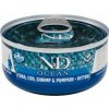 N&D Cat Ocean Kitten Tuna & Cod & Shrimp & Pumpkin 70 g