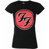 Tričko metal ROCK OFF Foo Fighters Logo Čierna