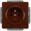 ABB, s.r.o. Swing - 5518G-A02349 H1 - Zásuvka jednonásobná - hnedá