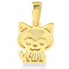 Lillian Vassago Zlatý prívesok mačka LLV82-GP003