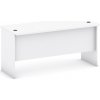 Kancelársky písací stôl MIRELLI, 160x80 cm, biela