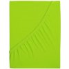 B.E.S. PETROVICE Plachta na posteľ Jersey česaná bavlna MAKO 160 × 200 cm, svietivo zelená