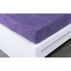 XPOSE® Detská froté plachta Exclusive - fialová 60x120 cm, Froté