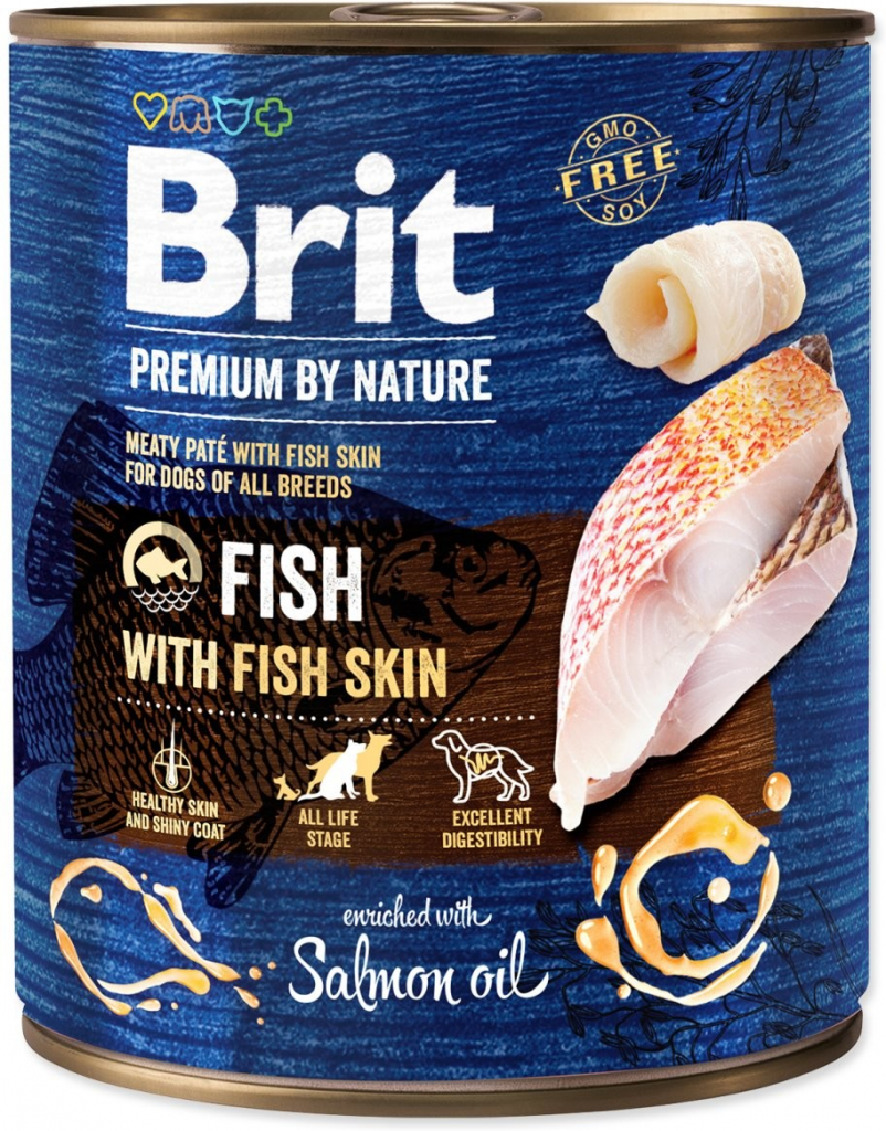 Brit Premium by Nature Fish with Fish Skin 0,8 kg