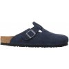 BIRKENSTOCK Sandále Boston Suede Leather Narrow - New Navy Modrá