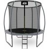 Aga SPORT EXCLUSIVE Trampolína 250 cm Sivá + ochranná sieť + rebrík