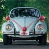 Chaks Dekorácia na auto s mašľami - Burgundy