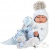Llorens 84337 NEW BORN CHLAPČEK realistická bábätko s celovinylovým telom 43