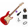 PSD Guitars STC-100 SET Red Elektrická gitara