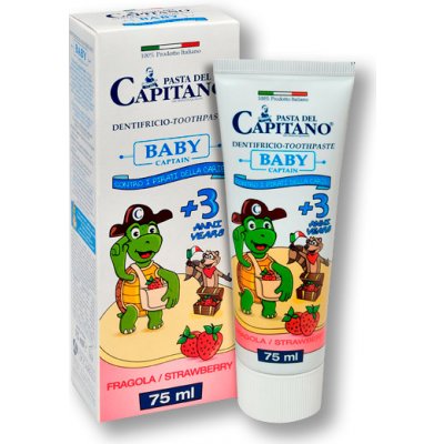 Pasta Del Capitano 3+ Baby Strawberry 75 ml