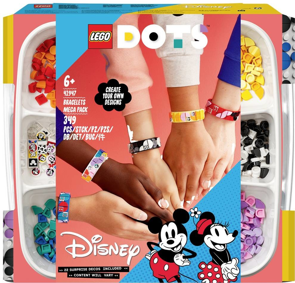 LEGO® DOTS™ 41947 Mega balenie náramkov Mickey a priatelia