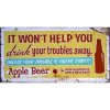 Ceduľa značka It Wont Help You 30,5cm x 15,5cm Plechová tabuľa