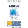 Canson Montval Skicák v kroužkové vazbě 16 x 28,4 cm, CP, 300 g, 12 listů