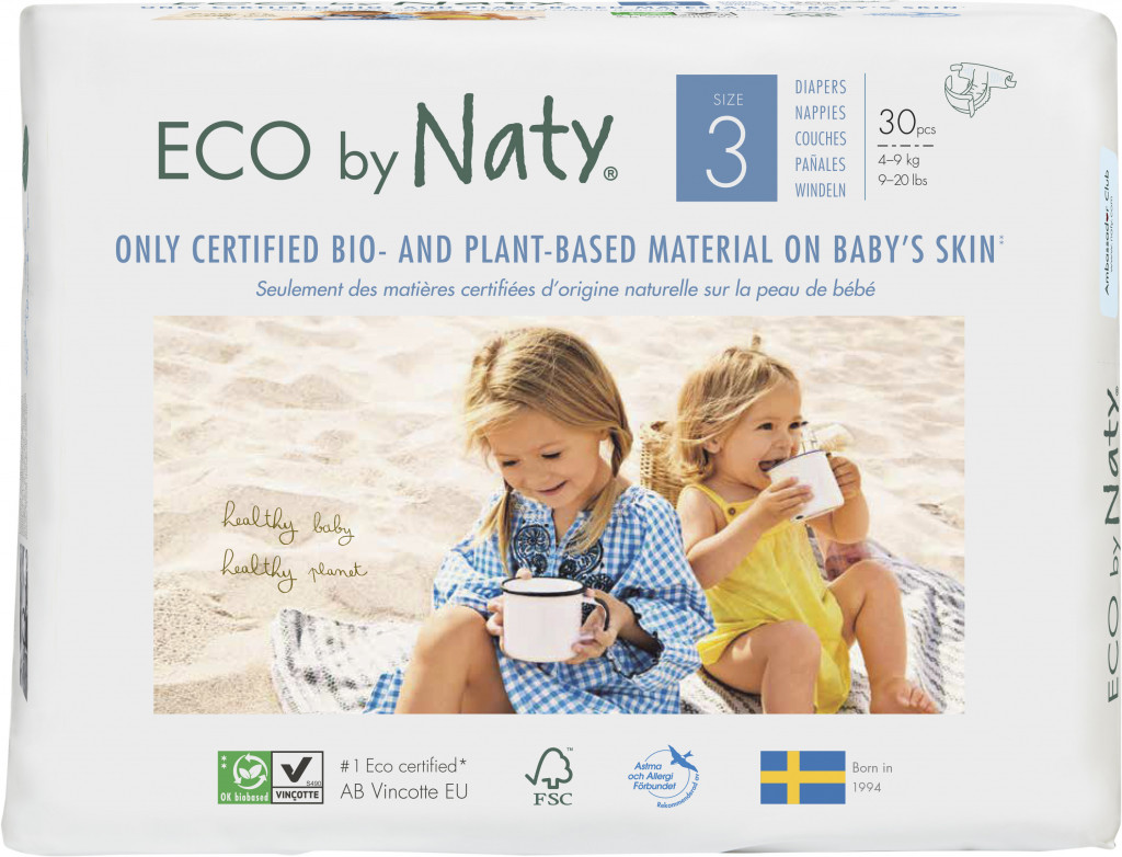 Naty Nature Babycare Midi 4-9 kg 30 ks