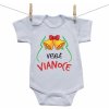 Boodyy Body s krátkym rukávom Veselé Vianoce 86 (12-18 mesiacov)