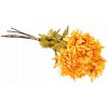 Kytica jesenných oranžových chryzantém 6 ks, 70 cm