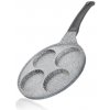 BANQUET Panvica na 4 lievance GRANITE Grey 26 cm