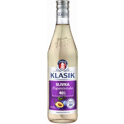 St. Nicolaus Kopaničiarska Slivka 40% 0,5 l (čistá fľaša)