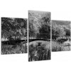 Čiernobiely most - obraz (Obraz 90x60cm)