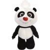 Panda plyšová s červeným nosom 25 cm