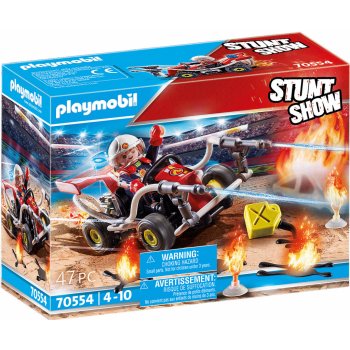 Playmobil 70554 Kaskadérská show Požární motokára