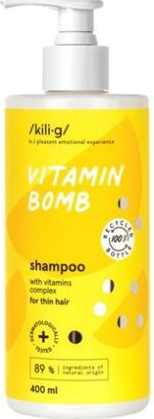 Kilig Vitamin Bomb šampón na slabé vlasy 400 ml