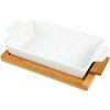 FLORINA Keramická zapekacia misa MODENO na podložke obdĺžniková 26x13,5 cm