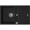 STRONG StrongSinks S3 Drez granit Vardar 780, 780x500 mm, odkvapávač a vanička, čierny