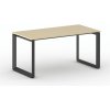 Kancelársky stôl PRIMO INSPIRE, 160x80 cm, čierna podnož, breza