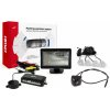 AMiO Parkovací asistent TFT01 4,3” s kamerou HD-310 4-senzorové strieborné