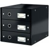 Zásuvkový box Leitz Click & Store 3 zásuvky čierny