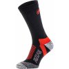 Relax NORDIC Lyžiarske ponožky merino RSO37B čierna červená