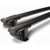 Příčníky Yakima Jeep Compass 2017-2022 integrované podélníky, ThruBar black (S16 černé + K684)