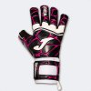 GK- PRO GOALKEEPER GLOVES BLACK FUCHSIA 9