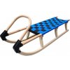 Kubisport Sáně 125cm dřevěné - modré
