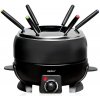 ALPINA Elektrické fondue + 6 vidličiek 2,3 l čierna