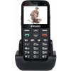 EVOLVEO EasyPhone XG, mobilný telefón pre seniorov s nabíjacím stojanom (čierna farba) EP-650-XGB