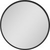 OLSEN SPA - Zrkadlo bez osvetlenia REISA BLACK - Priemer - 60 cm OLNZREI60B