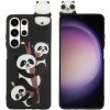 Kryt na Samsung Galaxy S23 Ultra 3D Panda čierny