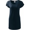 MALFINI Tričko/šaty Love 123, krátký rukáv, dámské MAL-1230212 XS Modrá námořní