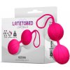 LateToBed Geisha Double Kegel Balls Fuchsia 70g
