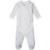 LODGER Novorodenecký overal Jumper Newborn Seersucker Cloud Dancer