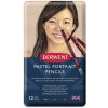 Sada 12ks pastelů v tužce Derwent - Pastel Skintones
