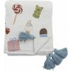 Bloomingville Sweets Throw, Nature, Recycled Cotton uni
