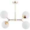 Alfa | Luster na tyči FOTON 4xE14/40W/230V zlatá/biela | ALF63117