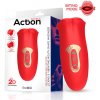Action Ember Licking and Vibrating Mouth Shape Massager Red