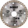 DeWALT DT3702 - Diamantový rezný kotúč Turbo, 115×22,2mm, na suché rezanie
